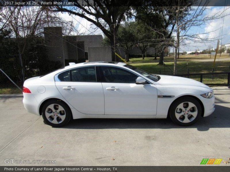 Polaris White / Latte 2017 Jaguar XE 25t