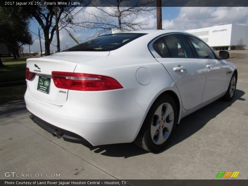 Polaris White / Latte 2017 Jaguar XE 25t