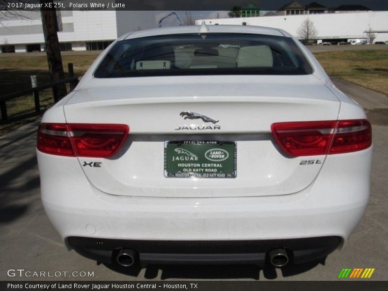 Polaris White / Latte 2017 Jaguar XE 25t