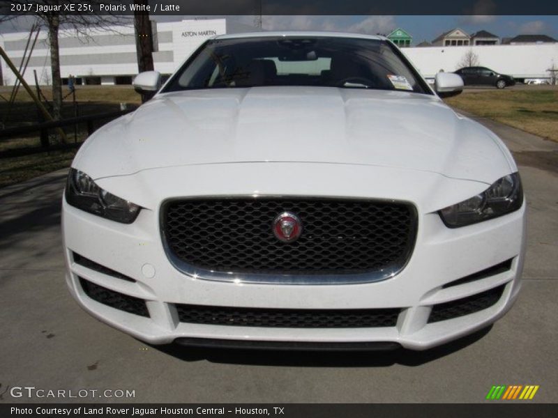 Polaris White / Latte 2017 Jaguar XE 25t