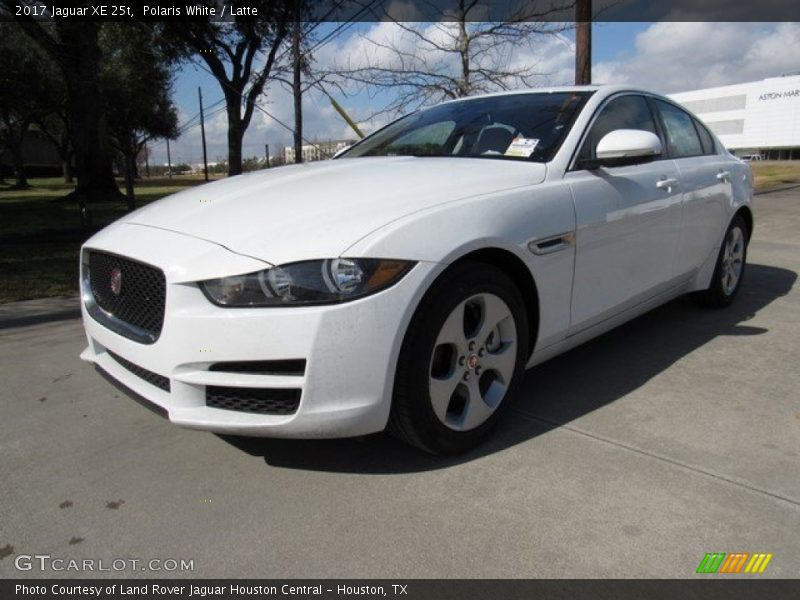 Polaris White / Latte 2017 Jaguar XE 25t