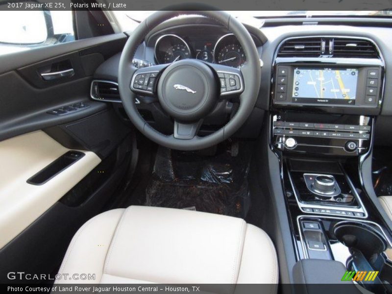 Polaris White / Latte 2017 Jaguar XE 25t