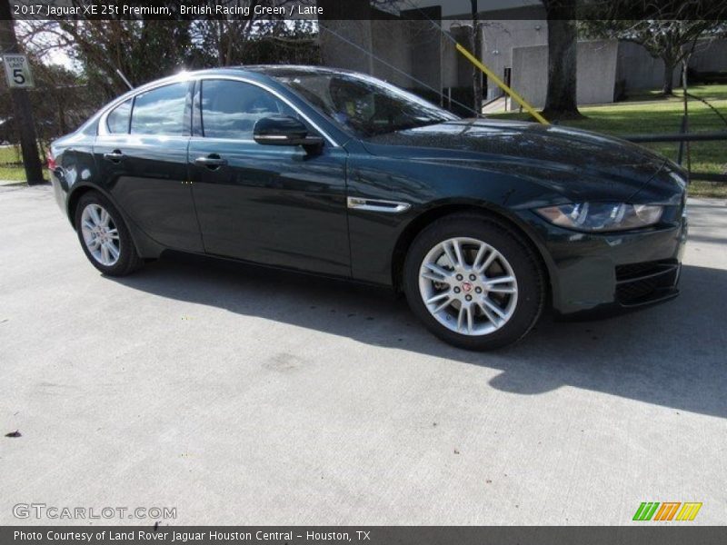 British Racing Green / Latte 2017 Jaguar XE 25t Premium
