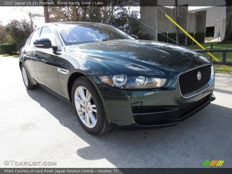 British Racing Green / Latte 2017 Jaguar XE 25t Premium