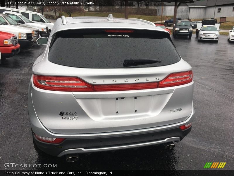 Ingot Silver Metallic / Ebony 2015 Lincoln MKC AWD