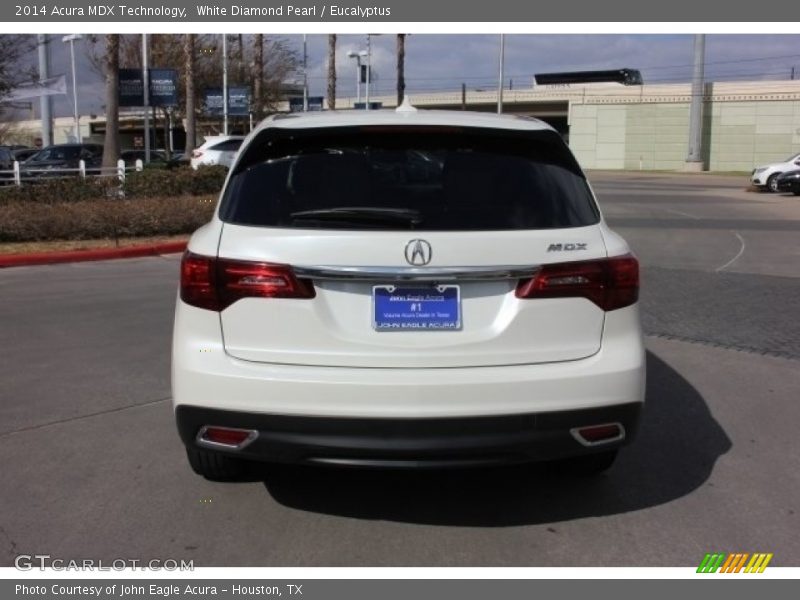 White Diamond Pearl / Eucalyptus 2014 Acura MDX Technology