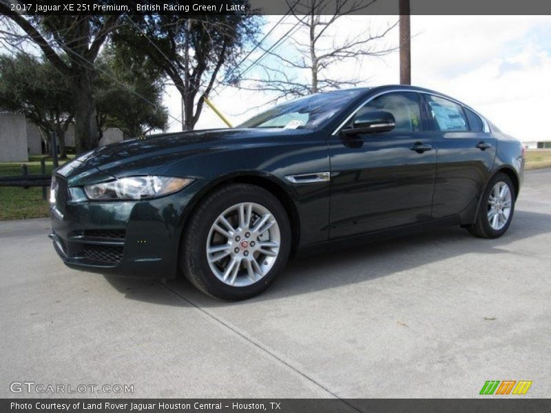 British Racing Green / Latte 2017 Jaguar XE 25t Premium