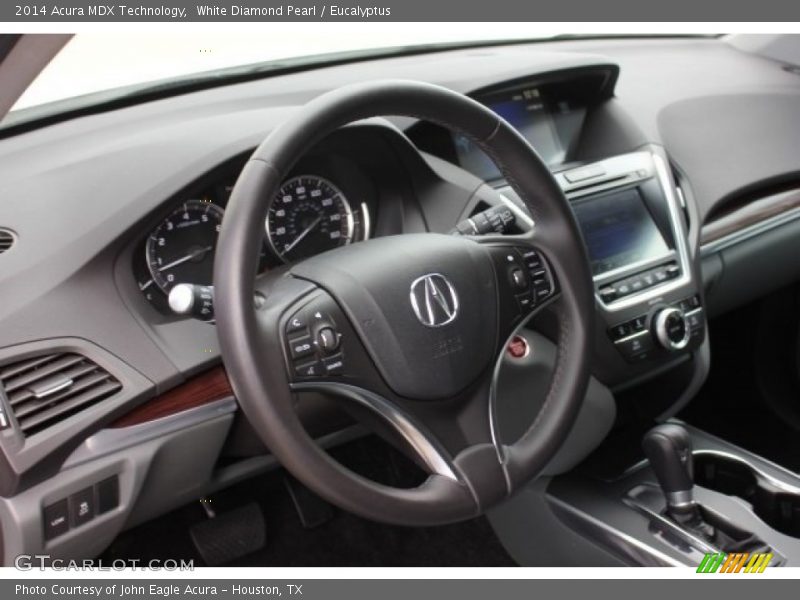 White Diamond Pearl / Eucalyptus 2014 Acura MDX Technology