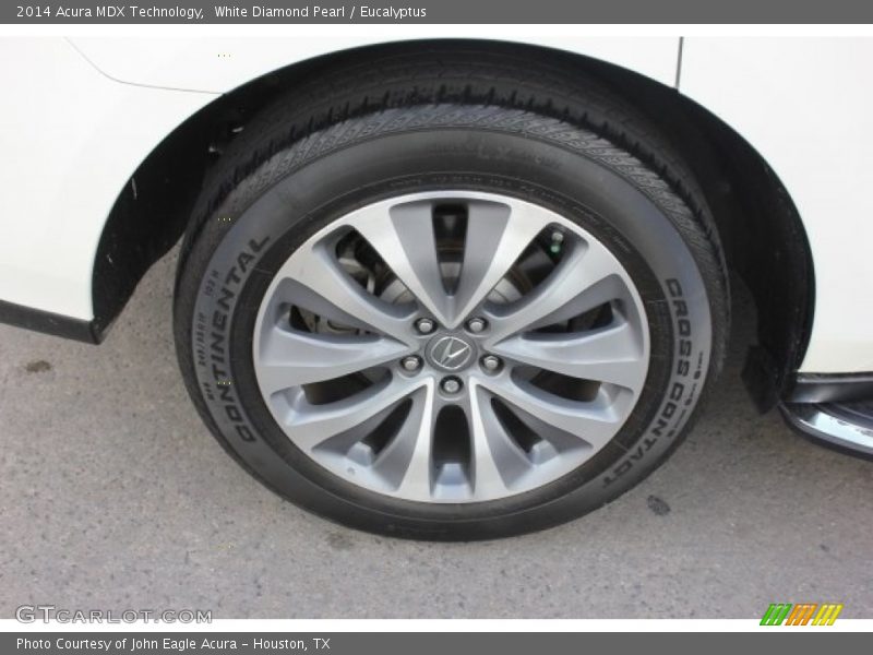 White Diamond Pearl / Eucalyptus 2014 Acura MDX Technology