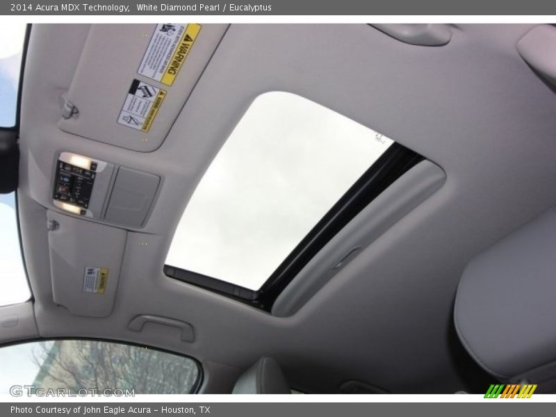 White Diamond Pearl / Eucalyptus 2014 Acura MDX Technology