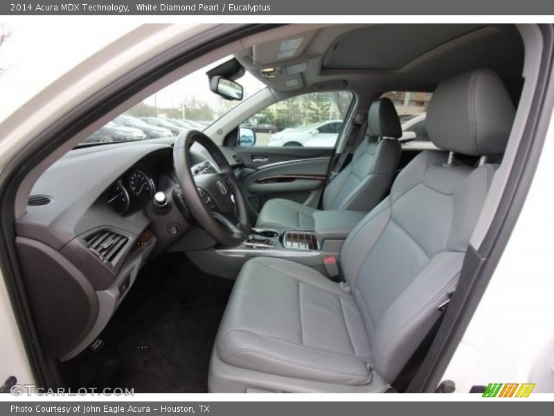 White Diamond Pearl / Eucalyptus 2014 Acura MDX Technology
