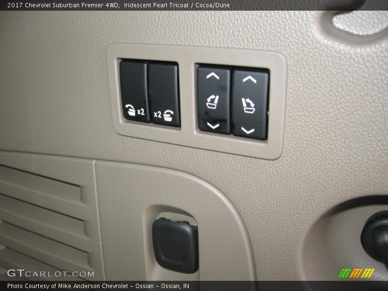Iridescent Pearl Tricoat / Cocoa/Dune 2017 Chevrolet Suburban Premier 4WD