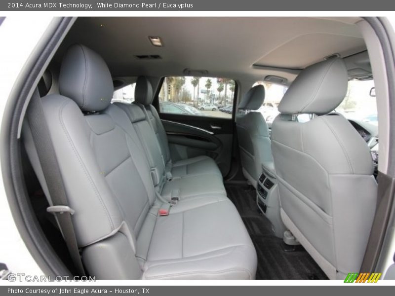 White Diamond Pearl / Eucalyptus 2014 Acura MDX Technology