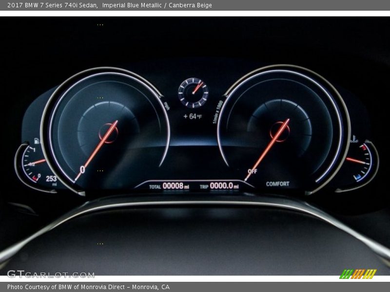  2017 7 Series 740i Sedan 740i Sedan Gauges
