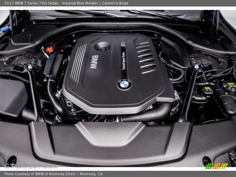  2017 7 Series 740i Sedan Engine - 3.0 Liter DI TwinPower Turbocharged DOHC 24-Valve VVT Inline 6 Cylinder
