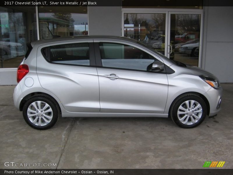 Silver Ice Metallic / Jet Black 2017 Chevrolet Spark LT