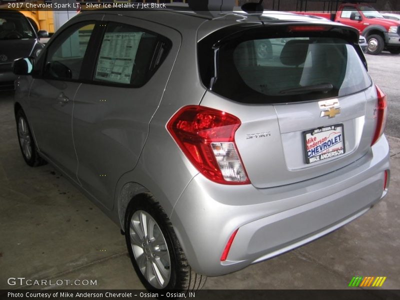 Silver Ice Metallic / Jet Black 2017 Chevrolet Spark LT