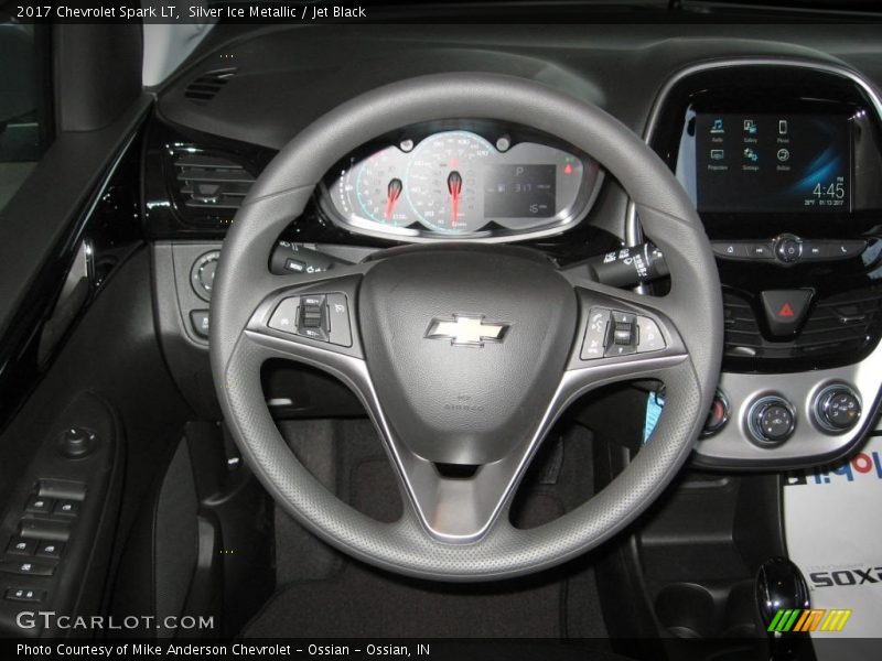 Silver Ice Metallic / Jet Black 2017 Chevrolet Spark LT