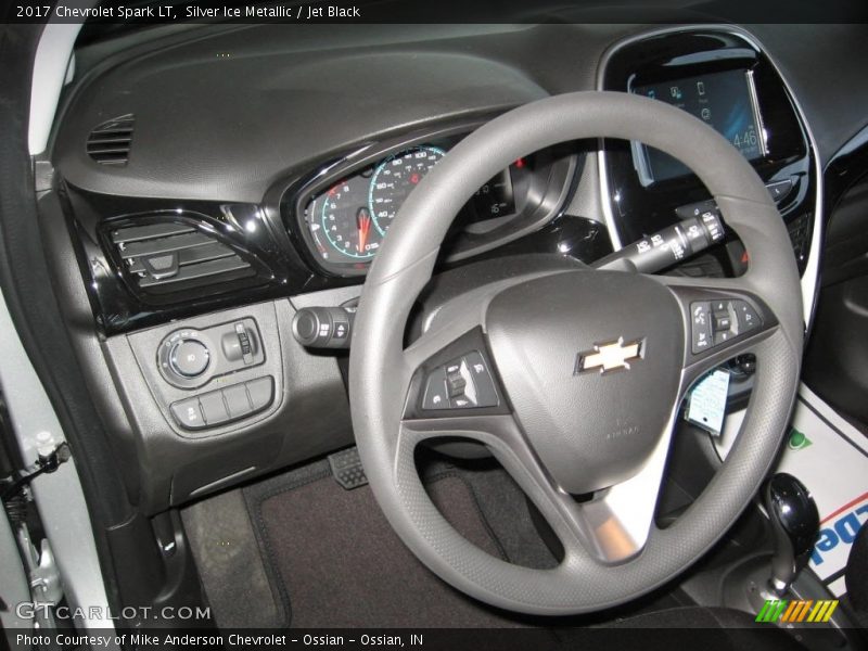 Silver Ice Metallic / Jet Black 2017 Chevrolet Spark LT