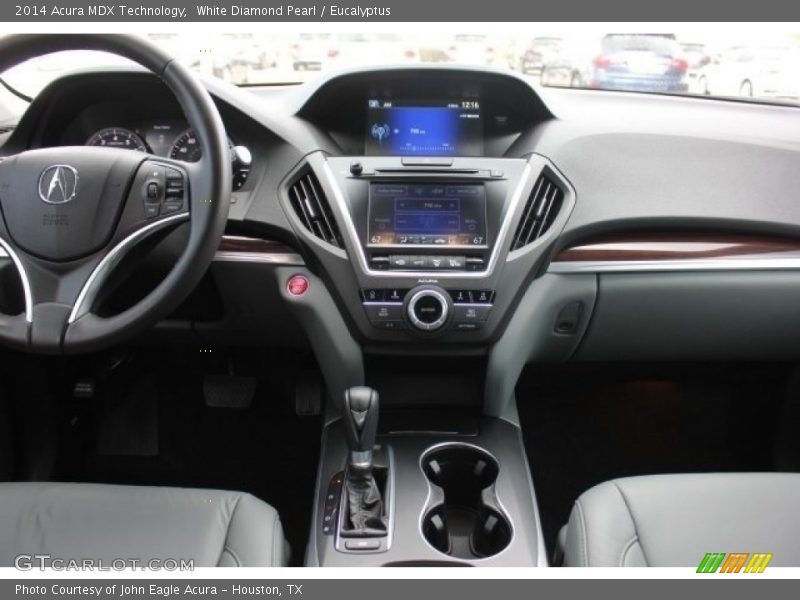 White Diamond Pearl / Eucalyptus 2014 Acura MDX Technology