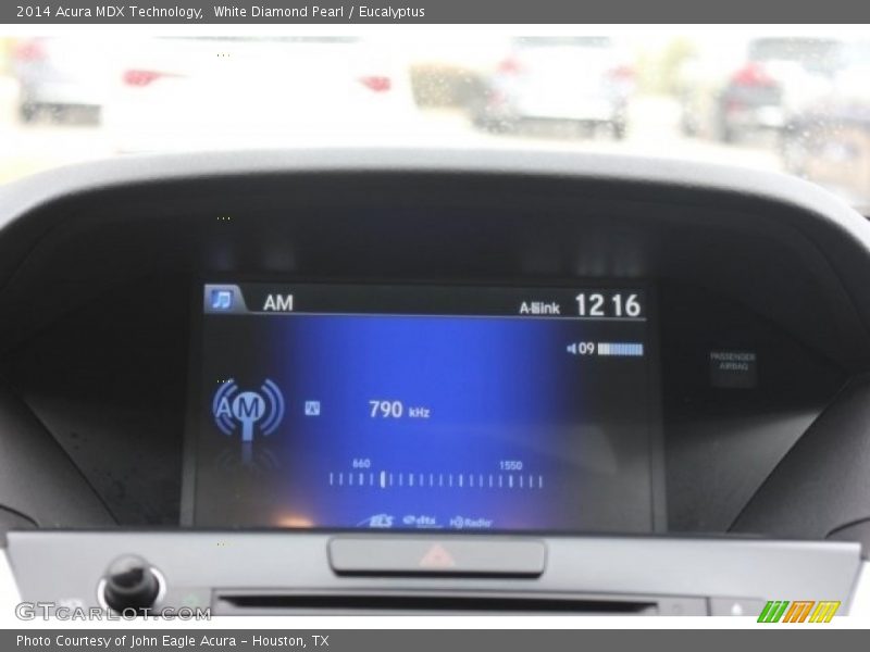 White Diamond Pearl / Eucalyptus 2014 Acura MDX Technology