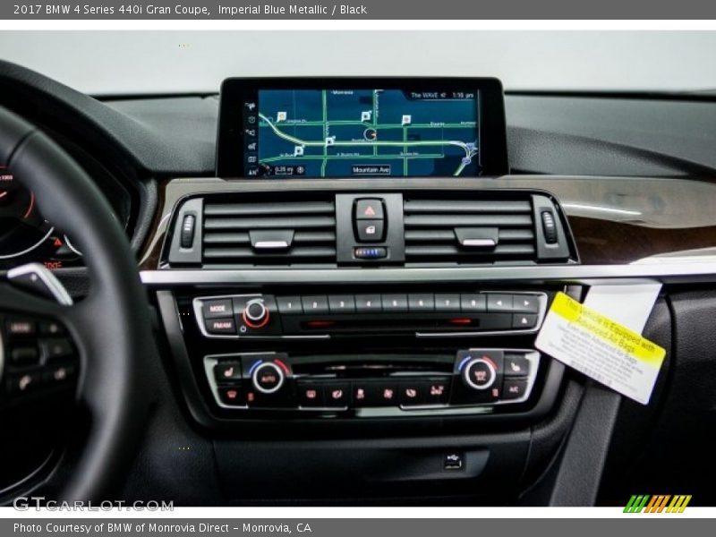 Imperial Blue Metallic / Black 2017 BMW 4 Series 440i Gran Coupe