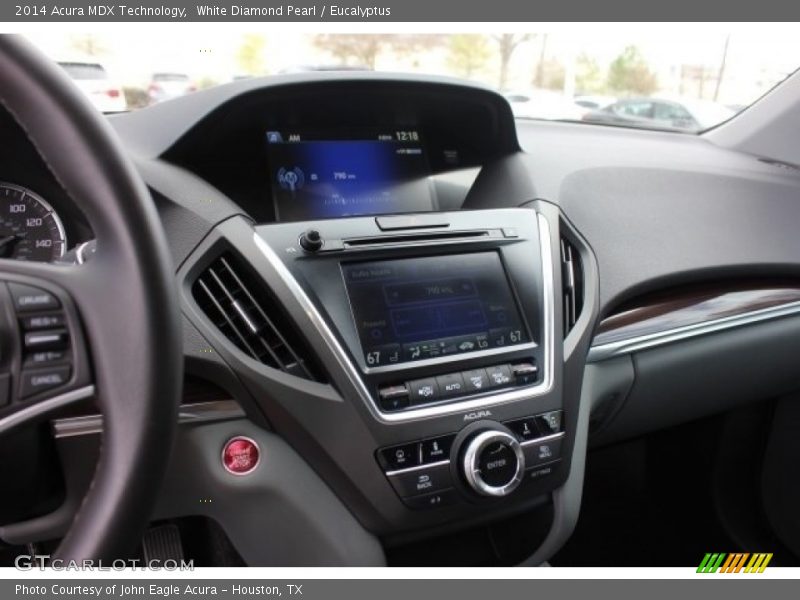 White Diamond Pearl / Eucalyptus 2014 Acura MDX Technology