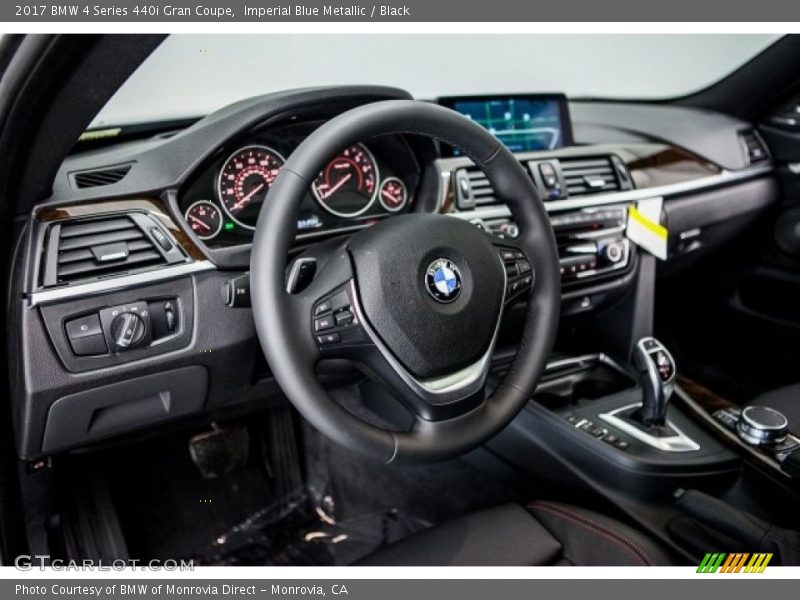 Imperial Blue Metallic / Black 2017 BMW 4 Series 440i Gran Coupe