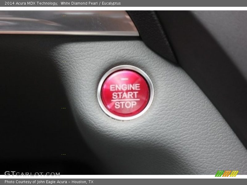 White Diamond Pearl / Eucalyptus 2014 Acura MDX Technology