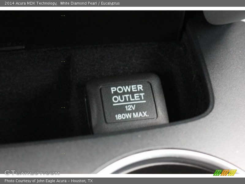 White Diamond Pearl / Eucalyptus 2014 Acura MDX Technology