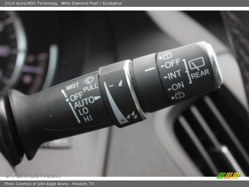White Diamond Pearl / Eucalyptus 2014 Acura MDX Technology