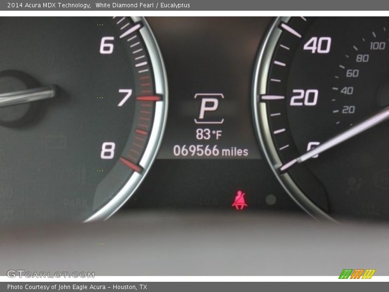 White Diamond Pearl / Eucalyptus 2014 Acura MDX Technology