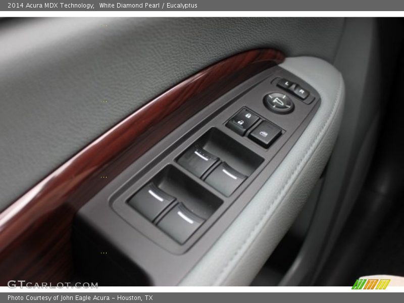 White Diamond Pearl / Eucalyptus 2014 Acura MDX Technology
