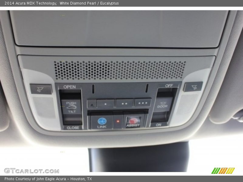 White Diamond Pearl / Eucalyptus 2014 Acura MDX Technology