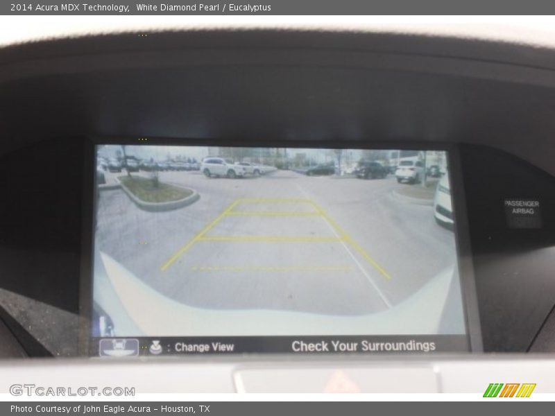 White Diamond Pearl / Eucalyptus 2014 Acura MDX Technology