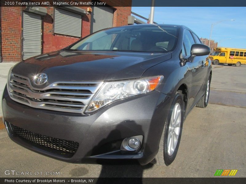 Magnetic Gray Metallic / Ivory 2010 Toyota Venza AWD