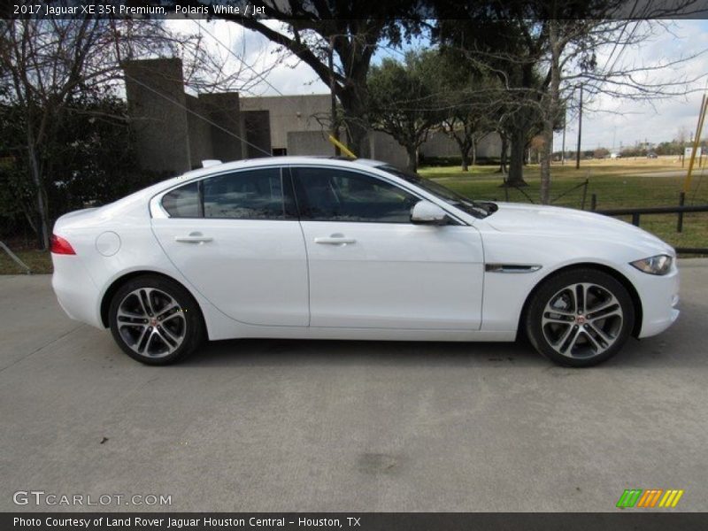 Polaris White / Jet 2017 Jaguar XE 35t Premium