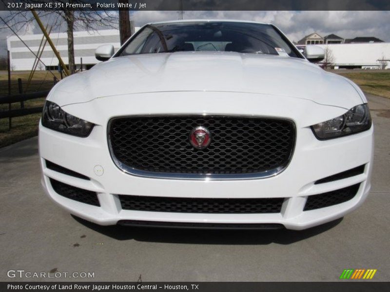 Polaris White / Jet 2017 Jaguar XE 35t Premium