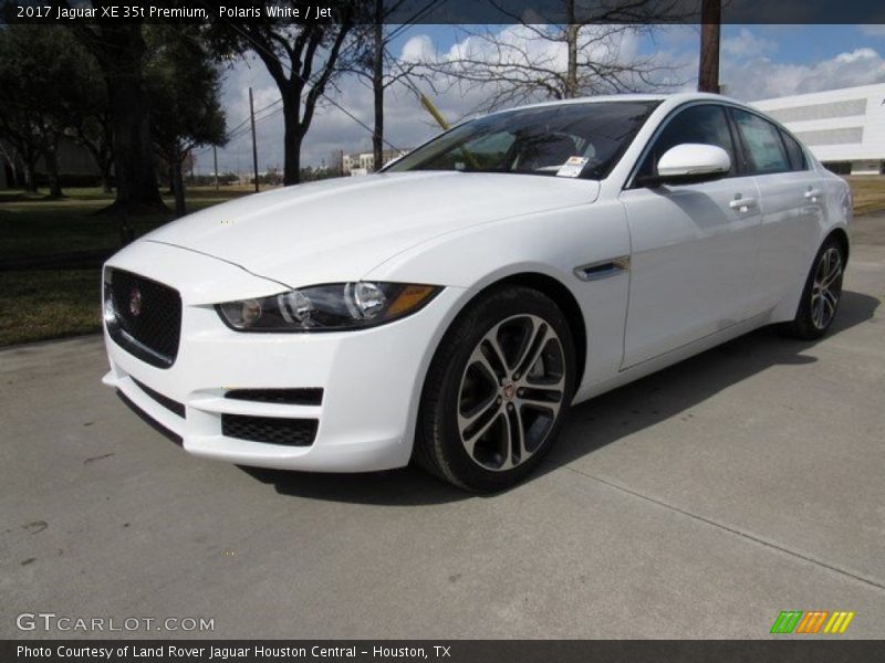 Polaris White / Jet 2017 Jaguar XE 35t Premium