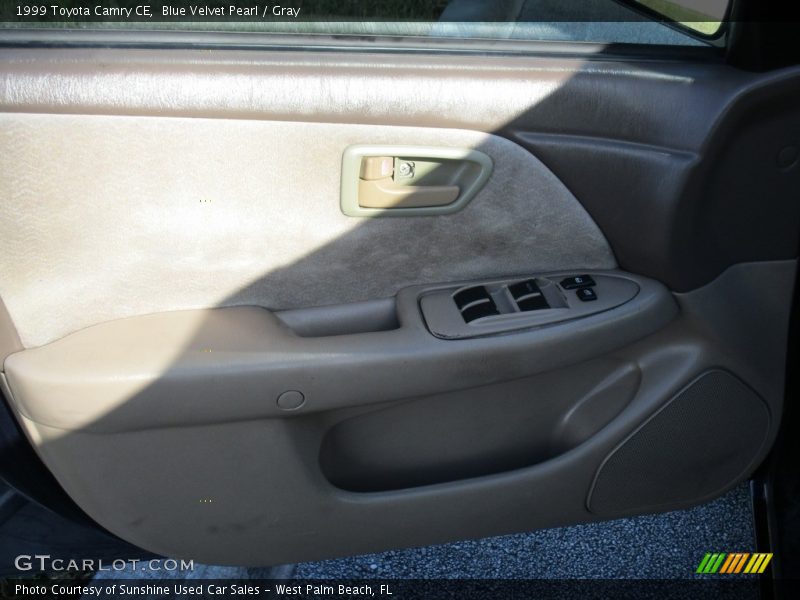 Blue Velvet Pearl / Gray 1999 Toyota Camry CE