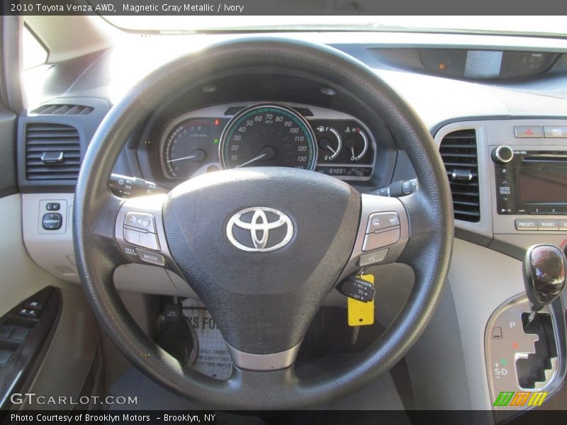 Magnetic Gray Metallic / Ivory 2010 Toyota Venza AWD
