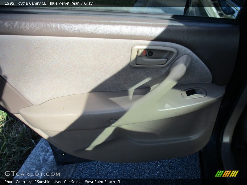 Blue Velvet Pearl / Gray 1999 Toyota Camry CE