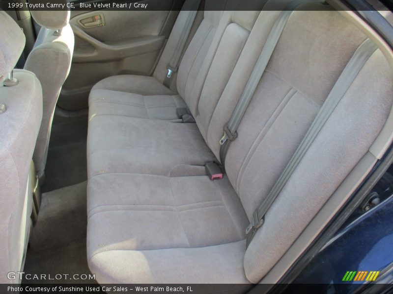 Blue Velvet Pearl / Gray 1999 Toyota Camry CE