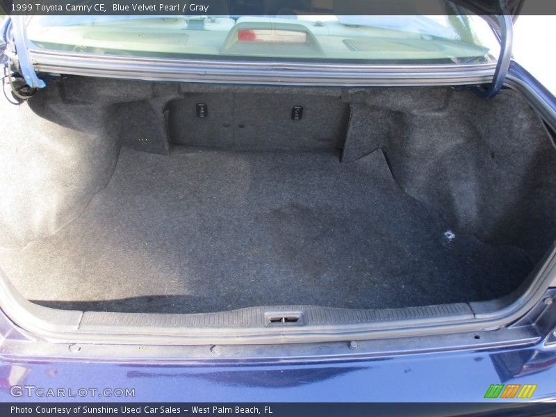 Blue Velvet Pearl / Gray 1999 Toyota Camry CE