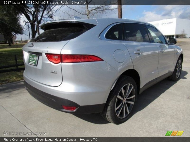 Rodium Silver / Jet 2017 Jaguar F-PACE 20d AWD Prestige