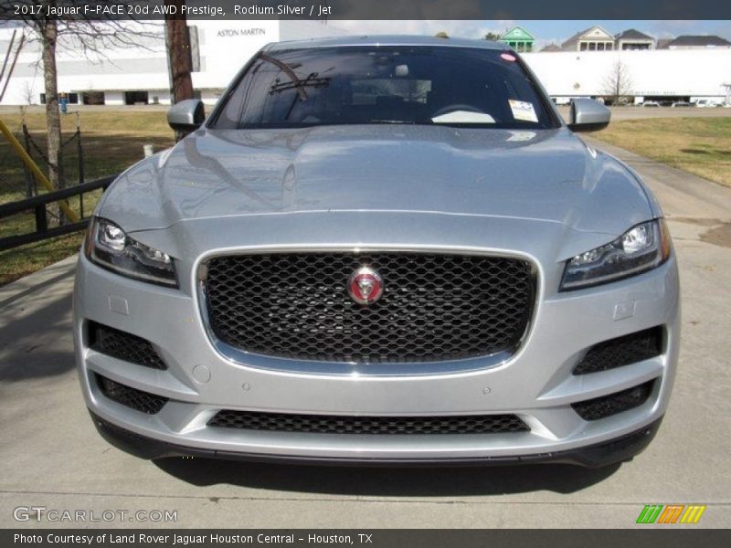Rodium Silver / Jet 2017 Jaguar F-PACE 20d AWD Prestige