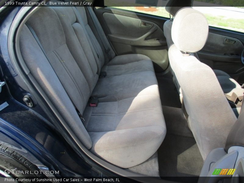 Blue Velvet Pearl / Gray 1999 Toyota Camry CE