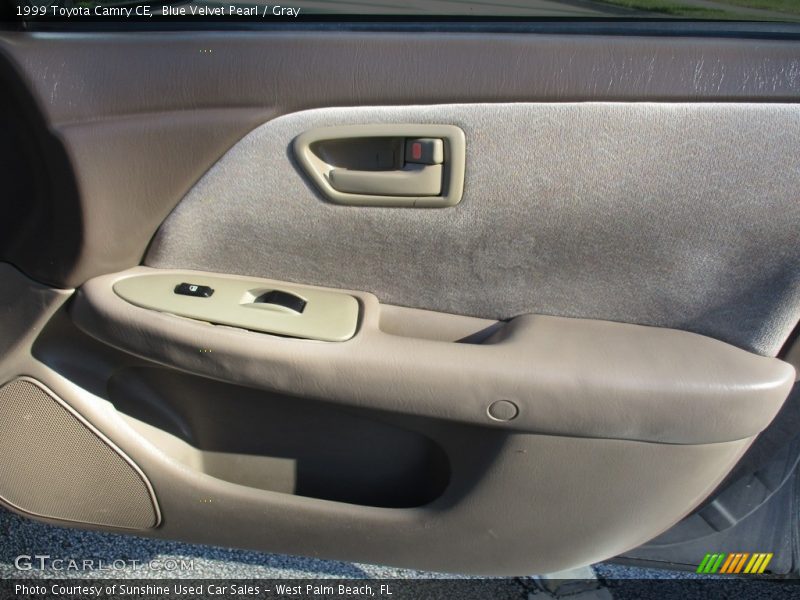 Blue Velvet Pearl / Gray 1999 Toyota Camry CE