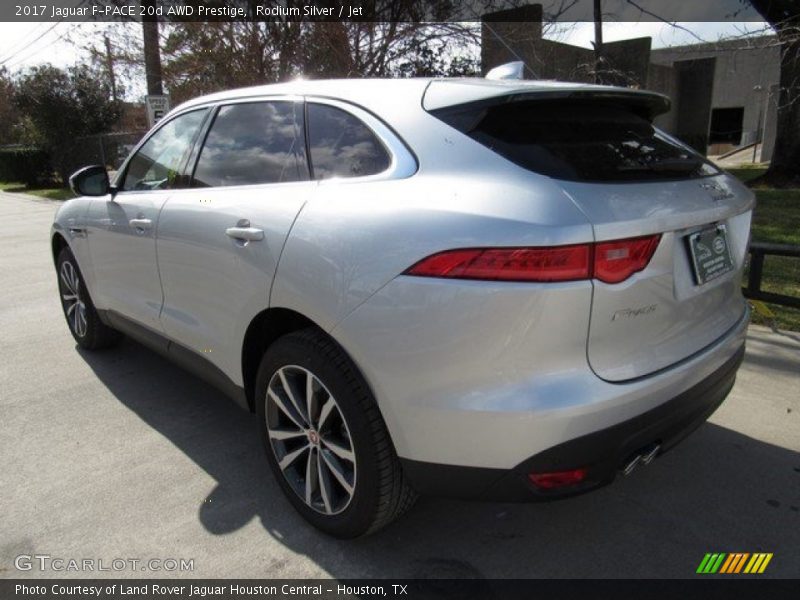 Rodium Silver / Jet 2017 Jaguar F-PACE 20d AWD Prestige