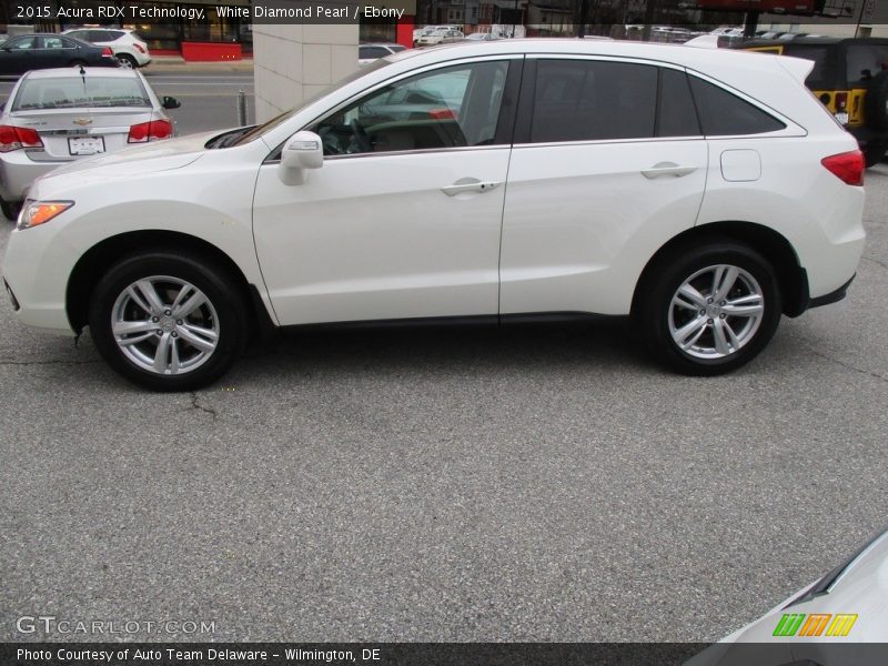 White Diamond Pearl / Ebony 2015 Acura RDX Technology